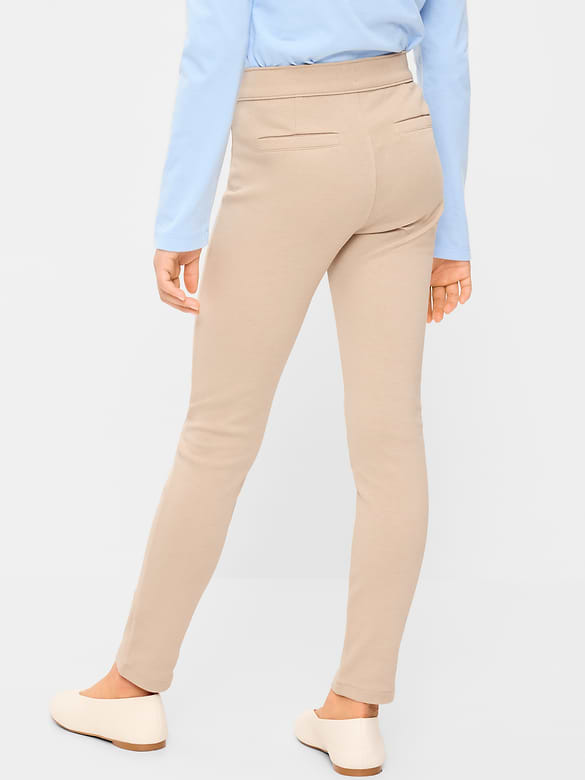 School Uniform Ponte-Knit Jeggings for Girls
