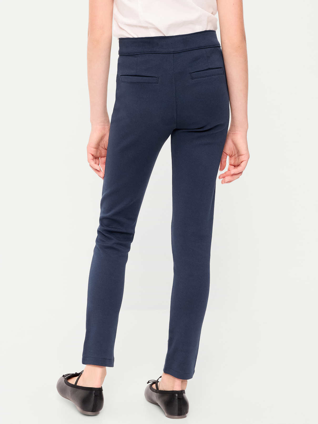 Image number 2 showing, School Uniform Ponte-Knit Jeggings for Girls