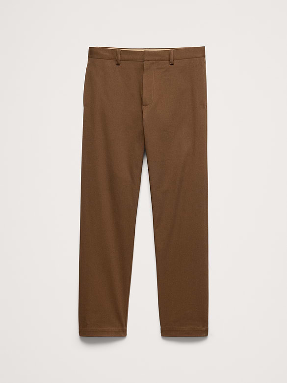 Chino étroit en tissu italien extensible