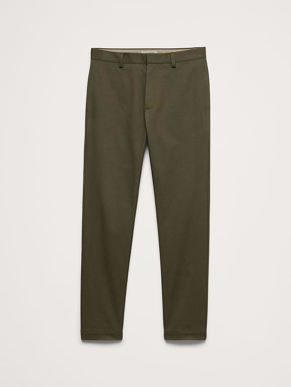 Chino étroit en tissu italien extensible