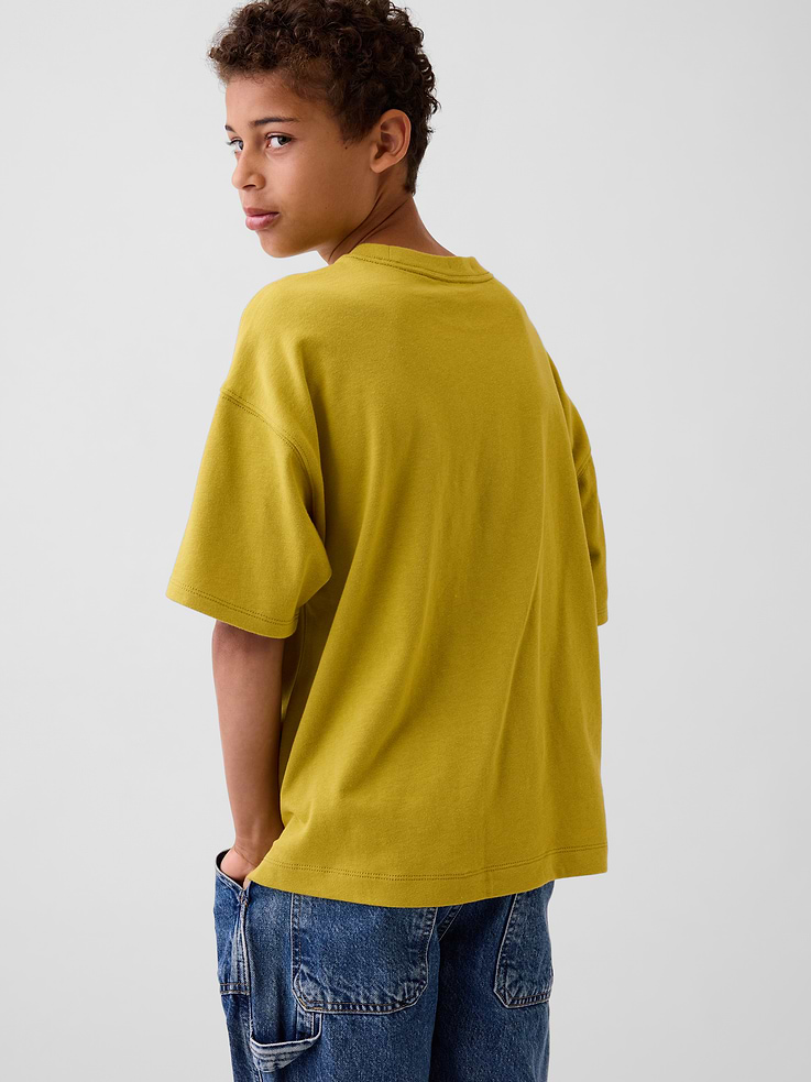 Image number 3 showing, Kids Heavyweight Oversized T-Shirt