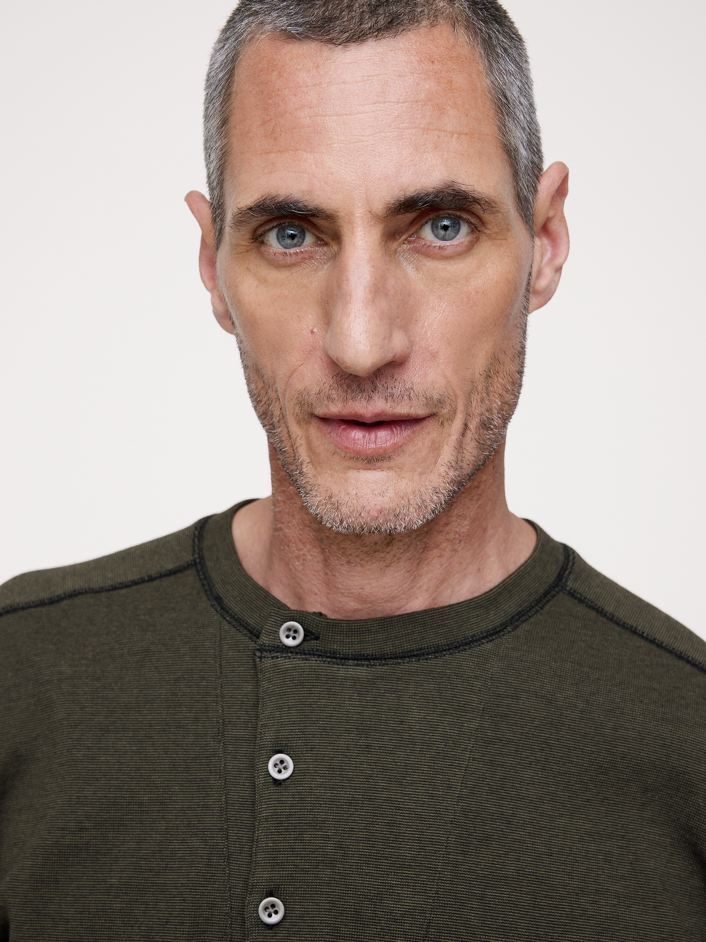 Image number 3 showing, Ribbed Cotton Henley T-Shirt