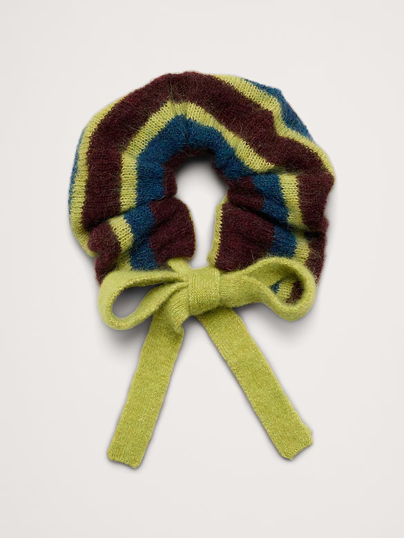 Italian Fairisle Sweater Scrunchie