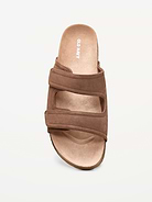 Image number 2 showing, Faux-Suede Double-Strap Slide Sandals for Men