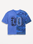 Image number 2 showing, Oversized Mesh Graphic T-Shirt for Boys
