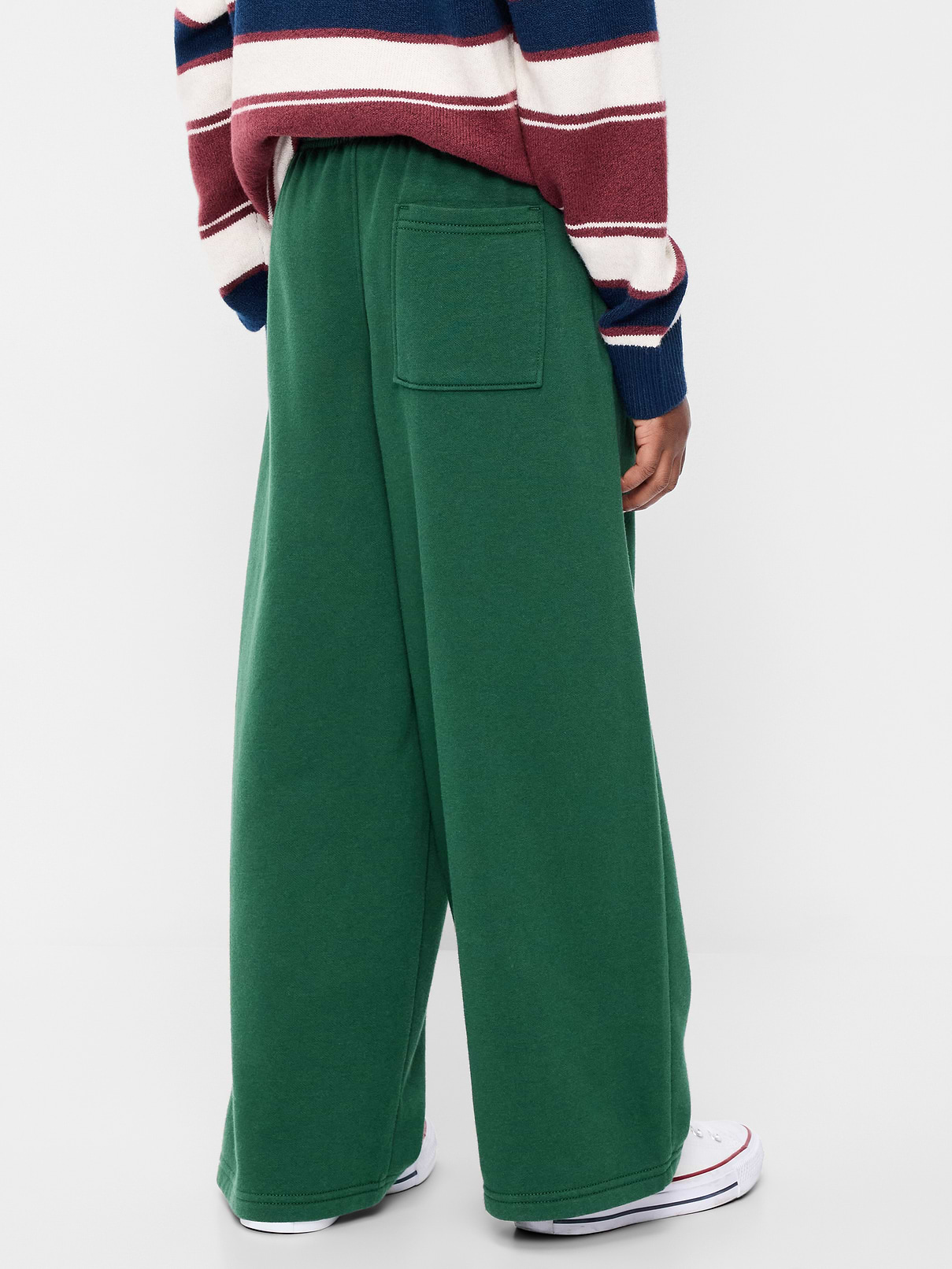 L'image numéro 2 présente Pantalon en coton ouaté coupe très généreuse pour garçon