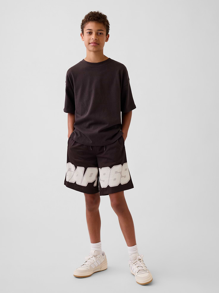 Image number 1 showing, Kids 8" Mesh Active Shorts