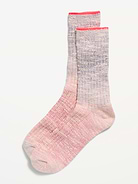 Image number 1 showing, Slouchy Textured Crew Socks for Women