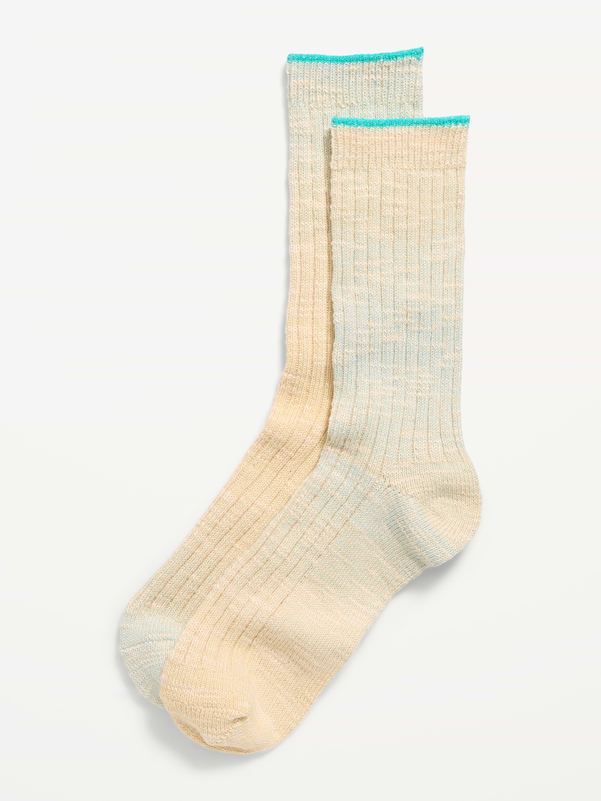 Image number 1 showing, Slouchy Textured Crew Socks for Women