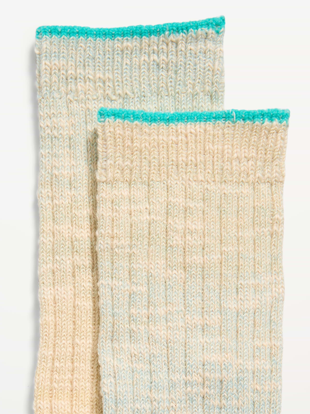 Image number 2 showing, Slouchy Textured Crew Socks for Women