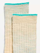 Image number 2 showing, Slouchy Textured Crew Socks for Women