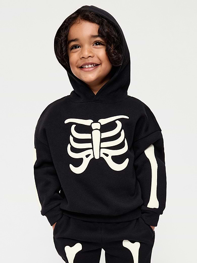 Image number 1 showing, Oversized Unisex Graphic Pullover Hoodie for Toddler