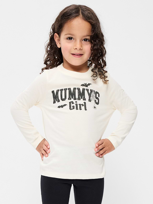 Long-Sleeve Unisex Graphic T-Shirt for Toddler