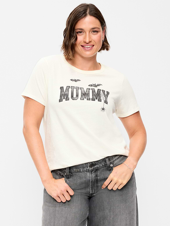 EveryWear Crew-Neck Graphic T-Shirt