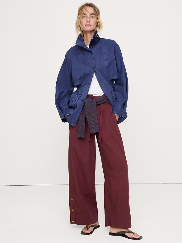 Ripstop Cotton Pull-On Pant