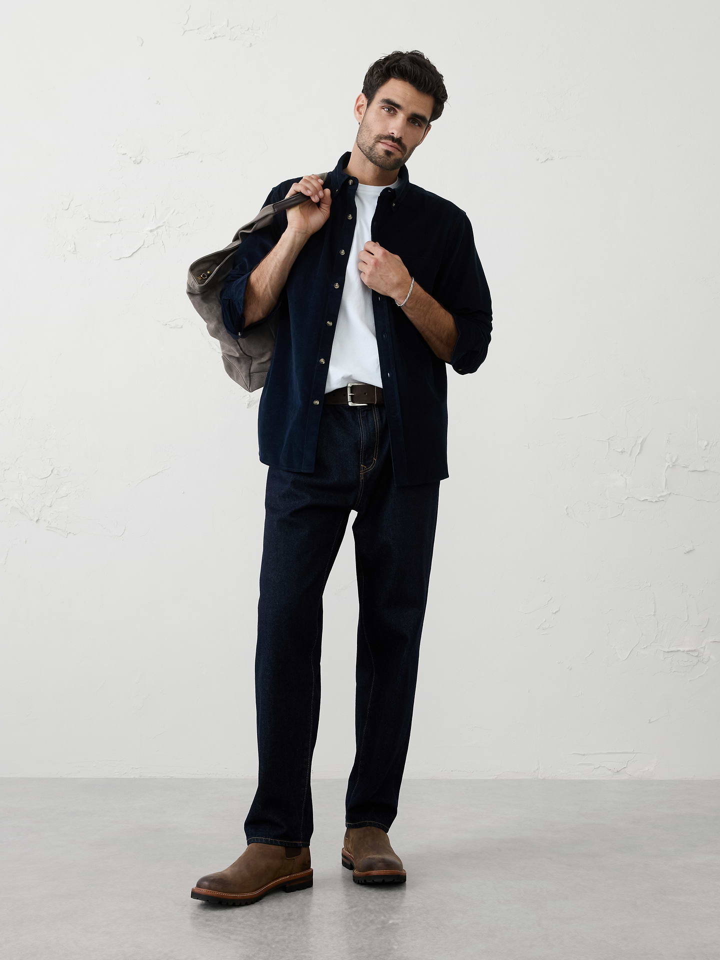 Image number 1 showing, Slim-Fit Fine Wale Corduroy Shirt