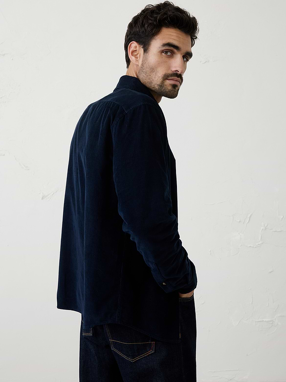 Slim-Fit Fine Wale Corduroy Shirt