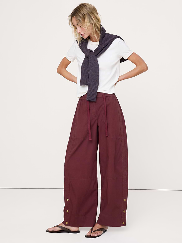 Ripstop Cotton Pull-On Pant