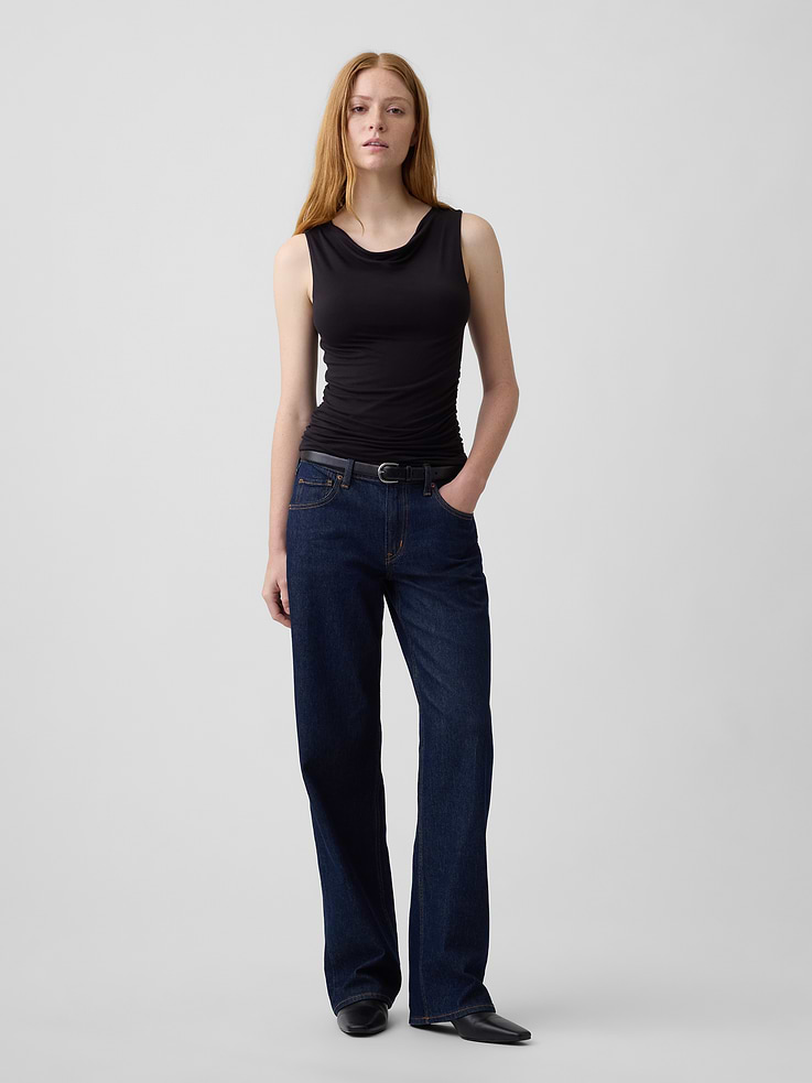 Image number 3 showing, Sleeveless Cowl-Neck Top