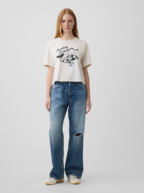 Gap × Disney Mickey Mouse Relaxed Graphic T-Shirt