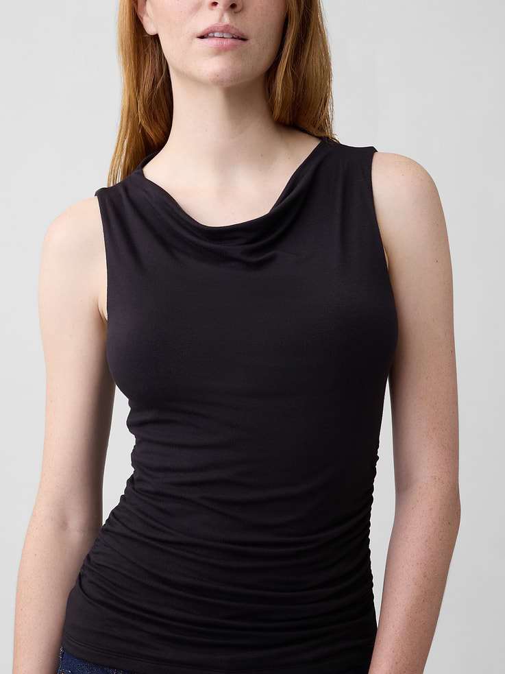 Image number 4 showing, Sleeveless Cowl-Neck Top