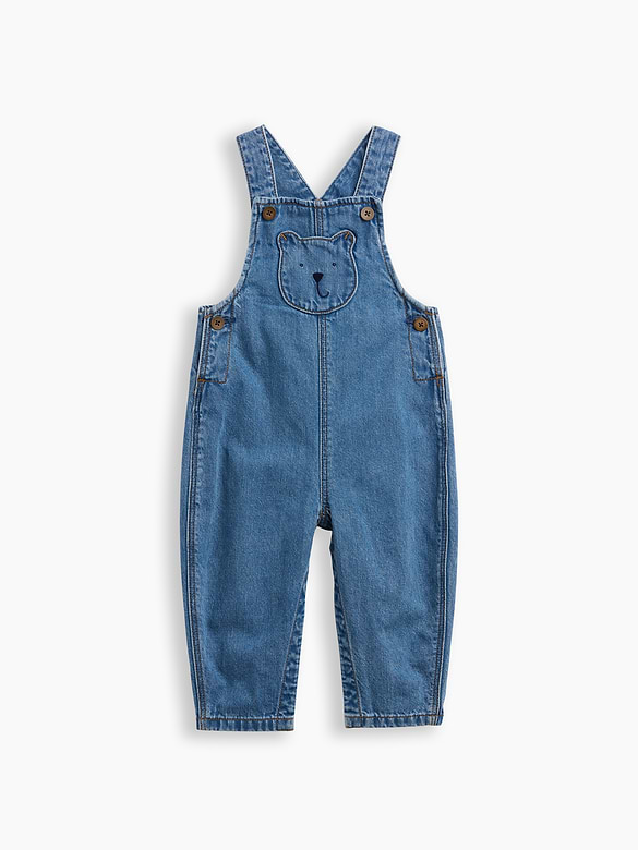 Baby Brannan Bear Denim Overalls