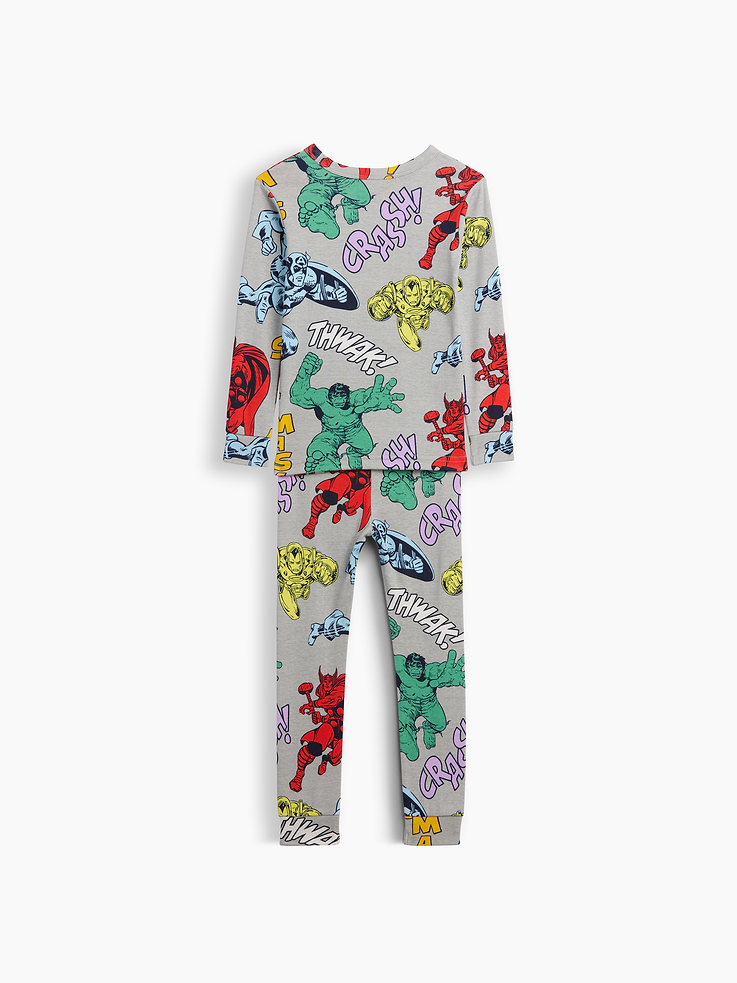 Image number 3 showing, Kids & babyGap Marvel Avengers Print PJ Set