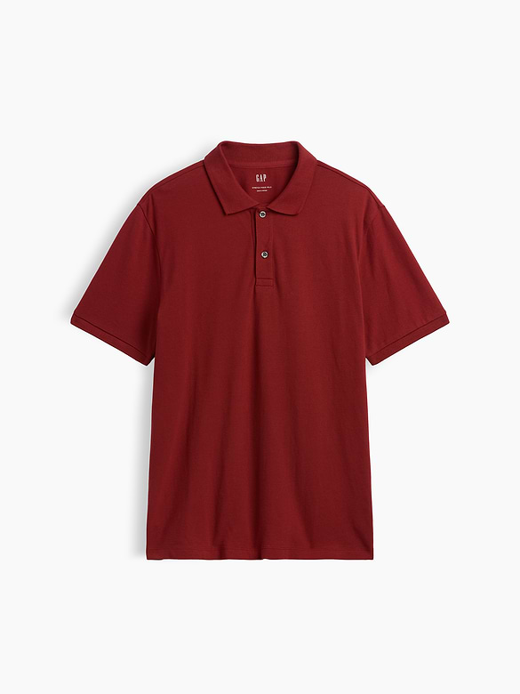 Stretch Pique Polo Shirt