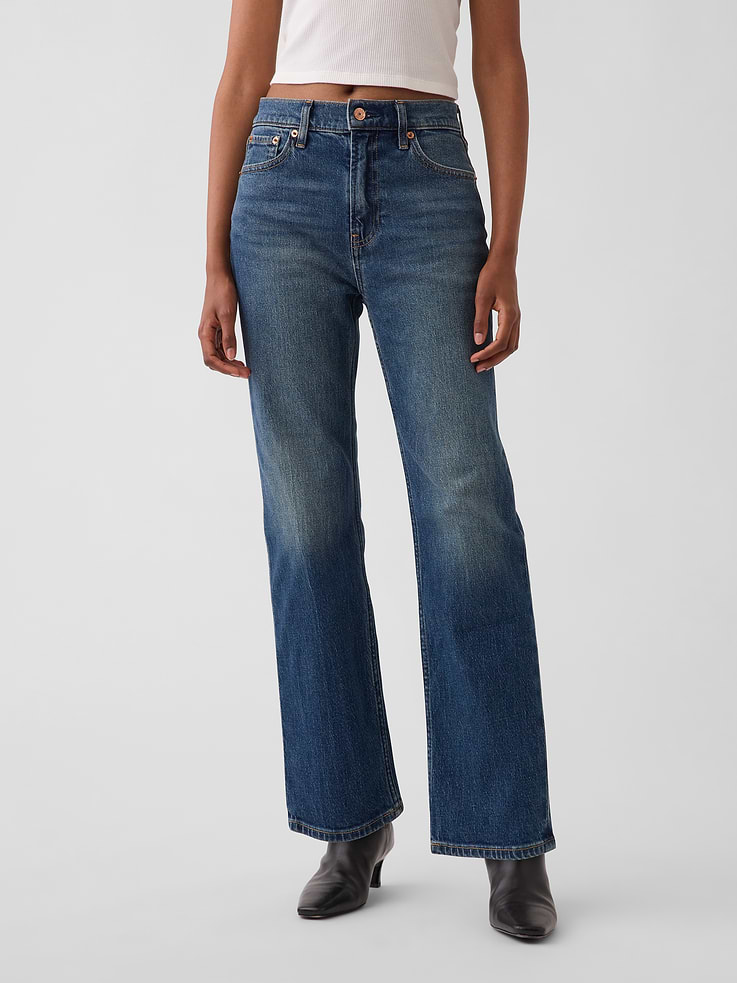Image number 2 showing, High Rise '90s Slim Straight Crop Jeans