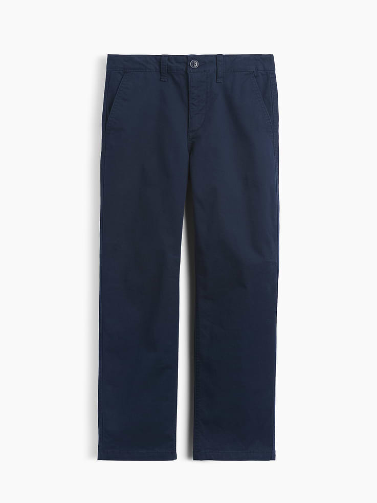 Image number 2 showing, Kids Uniform Stretch Loose Khakis