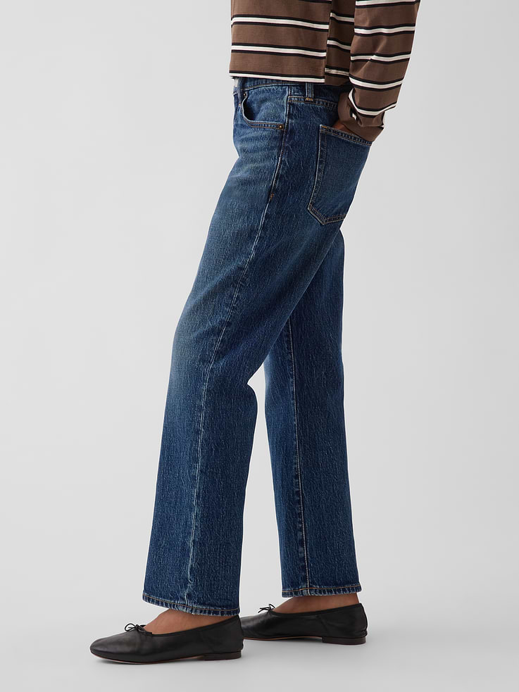 Image number 3 showing, Mid Rise Flare Crop Jeans