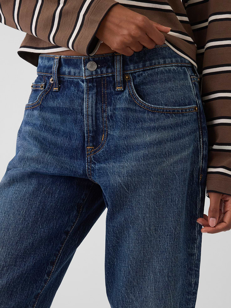 Image number 5 showing, Mid Rise Flare Crop Jeans