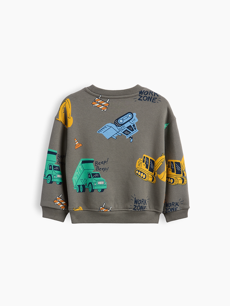 L'image numéro 2 présente Chandail en coton ouaté VintageDoux pour Bébé et Tout-petit