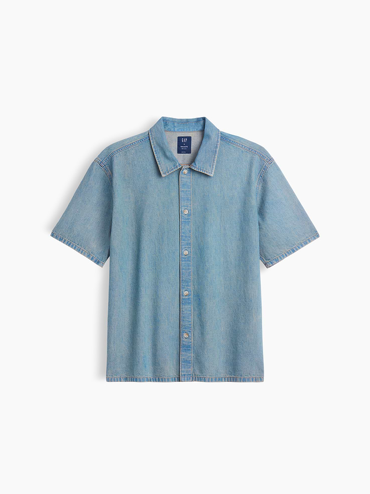 Image number 5 showing, Denim Relaxed Shirt