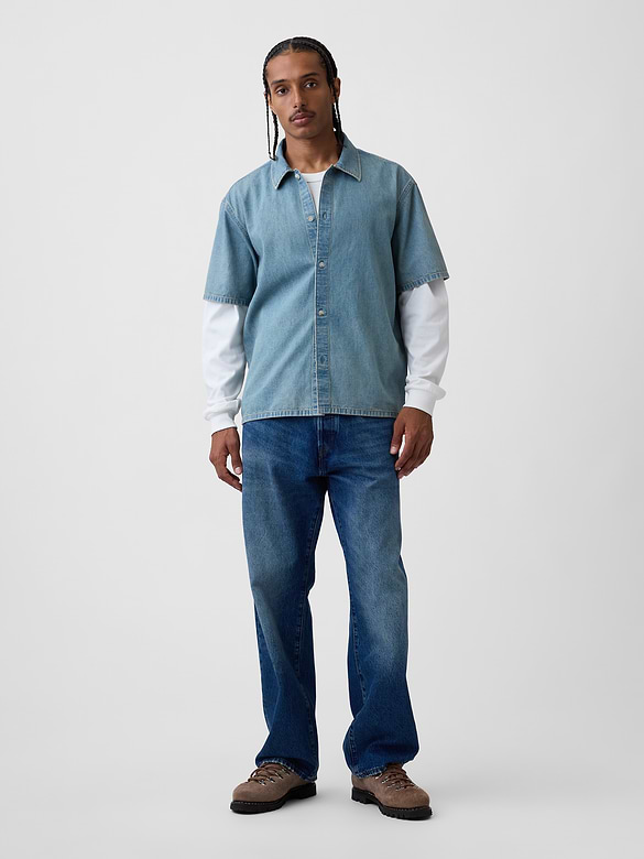 Denim Relaxed Shirt