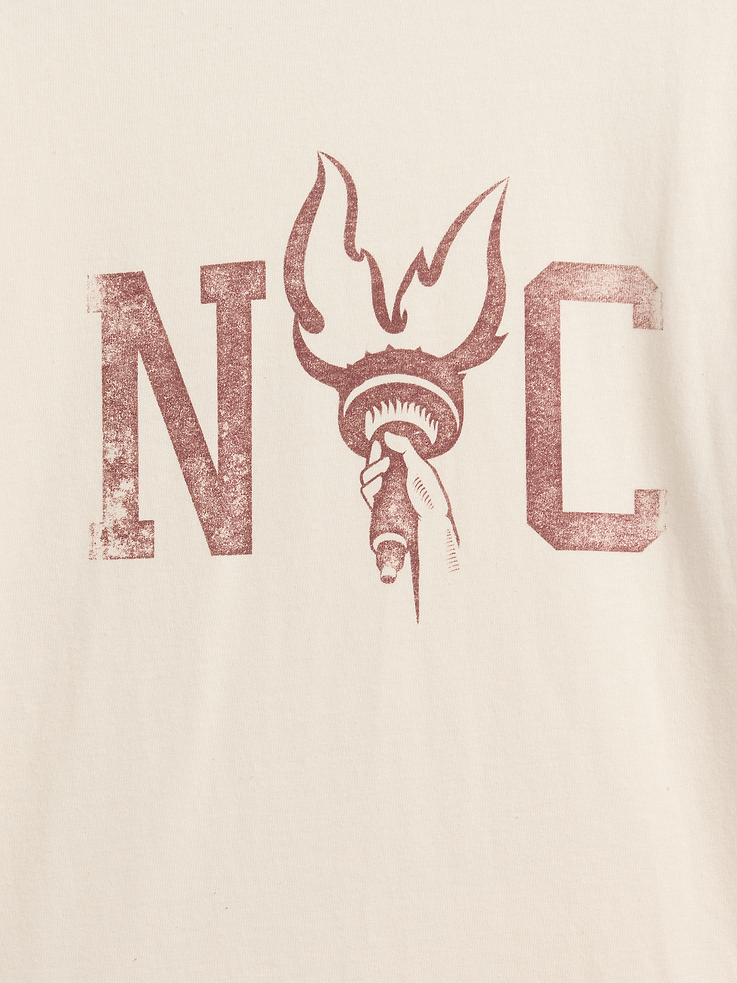 Image number 3 showing, Kids Relaxed New York Graphic Ringer T-Shirt