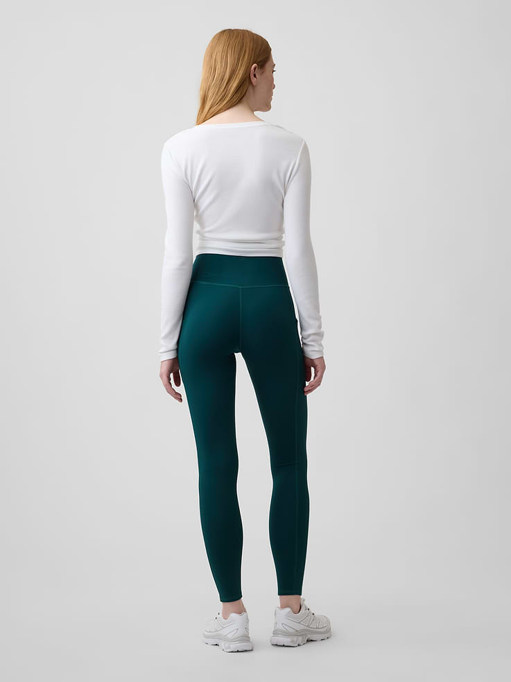 Image number 2 showing, GapFit Sky High Studio Pocket Leggings