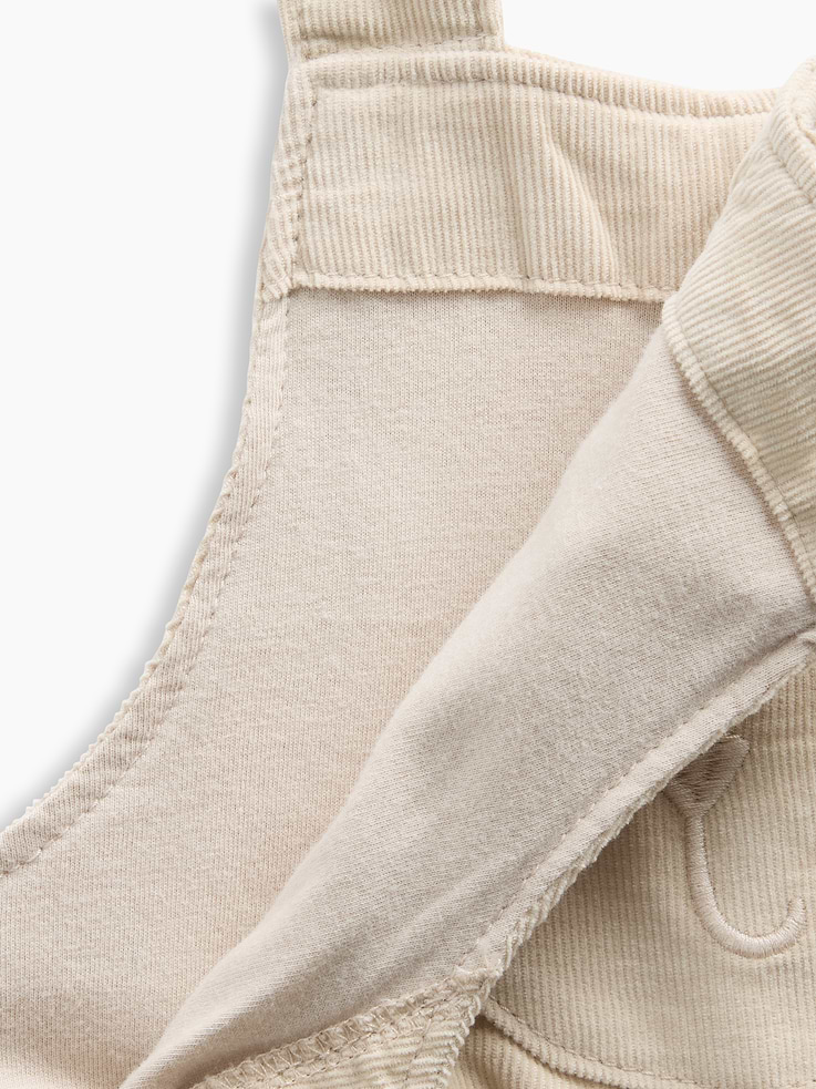 Image number 3 showing, Baby Corduroy Bear Pocket Overalls