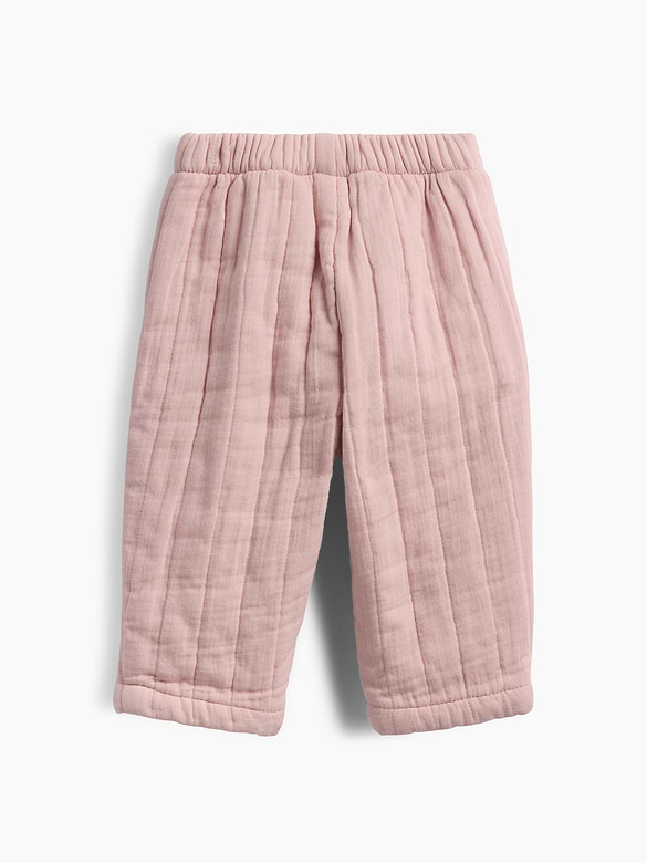 Baby Quilted Gauze Pull-On Pants