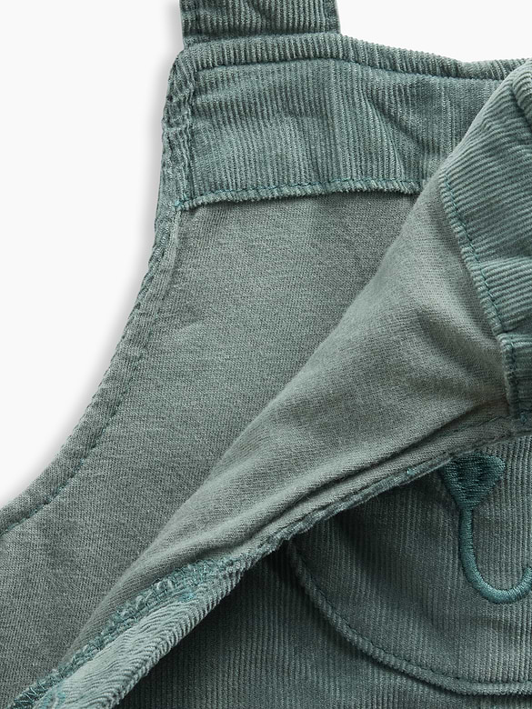 Baby Corduroy Bear Pocket Overalls