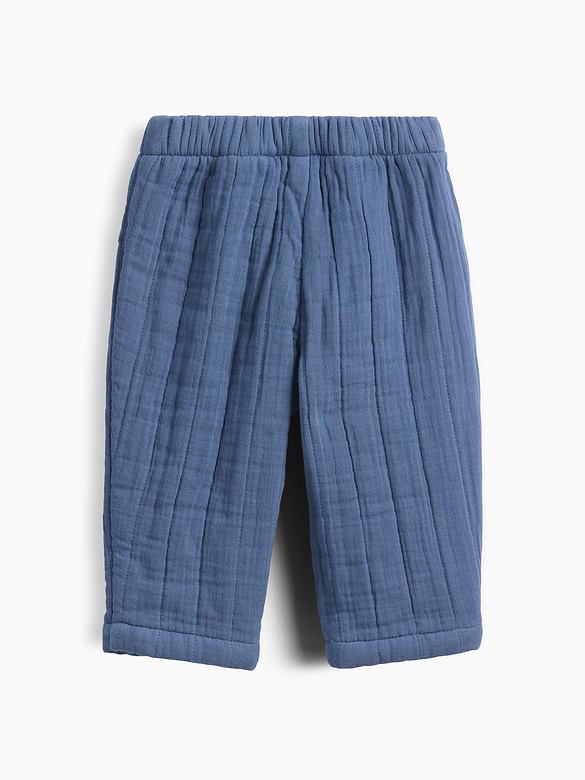 Baby Quilted Gauze Pull-On Pants