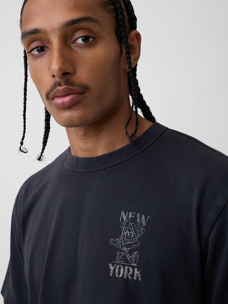Image number 4 showing, Heavyweight Relaxed Graphic T-Shirt