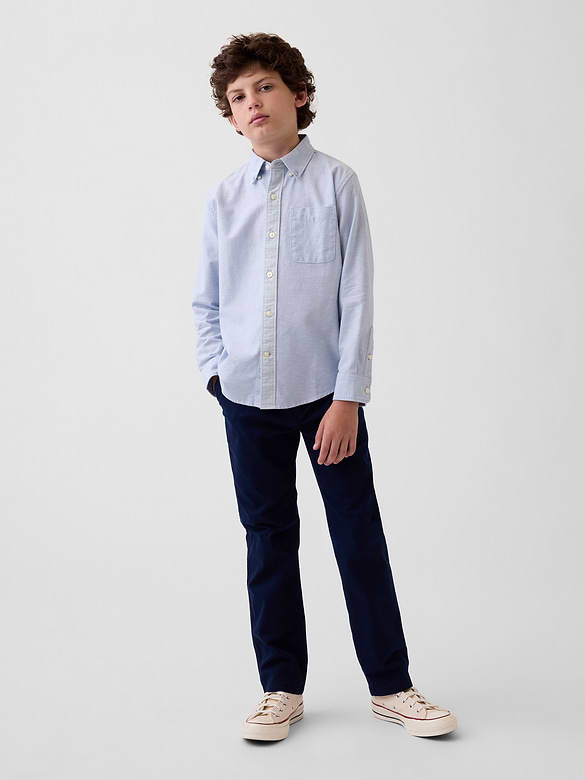 Kids Uniform Stretch Slim Khakis