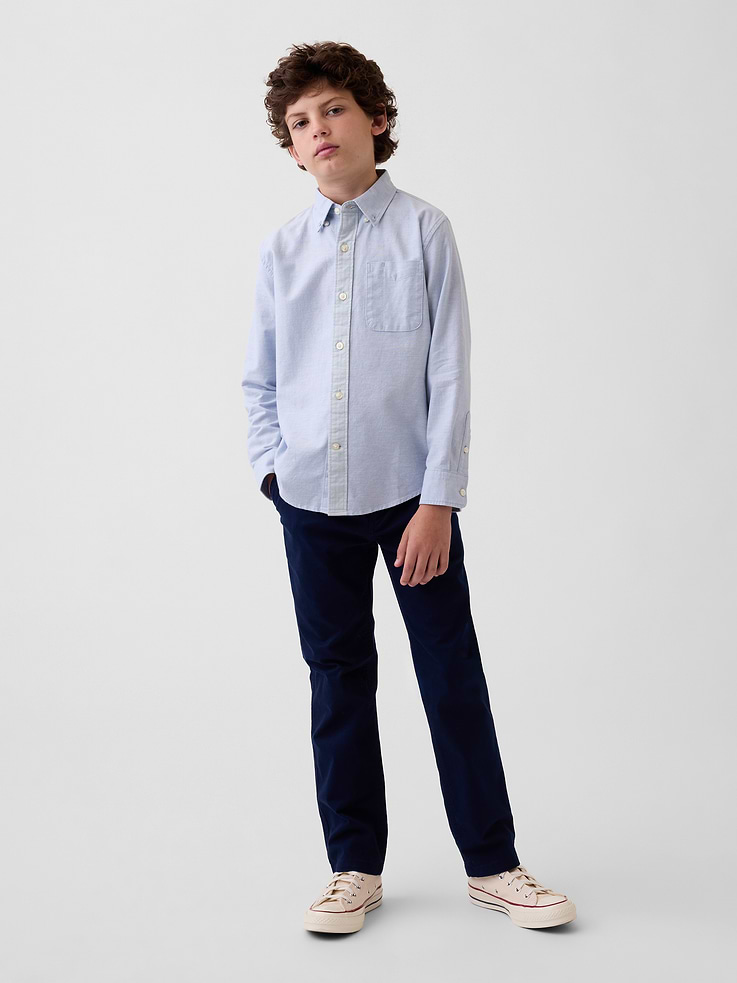 L'image numéro 1 présente Kaki d’uniforme étroit moderne pour Enfant