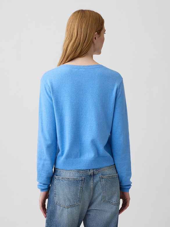 CashSoft Crewneck Cardigan