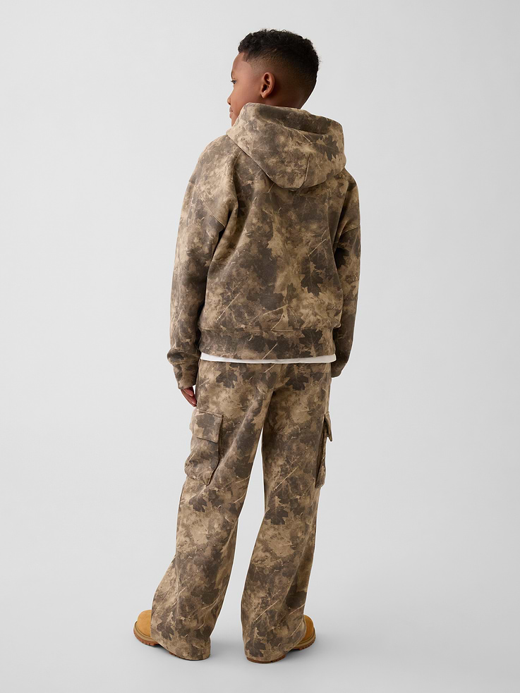 Image number 4 showing, Kids VintageSoft Baggy Cargo Sweatpants