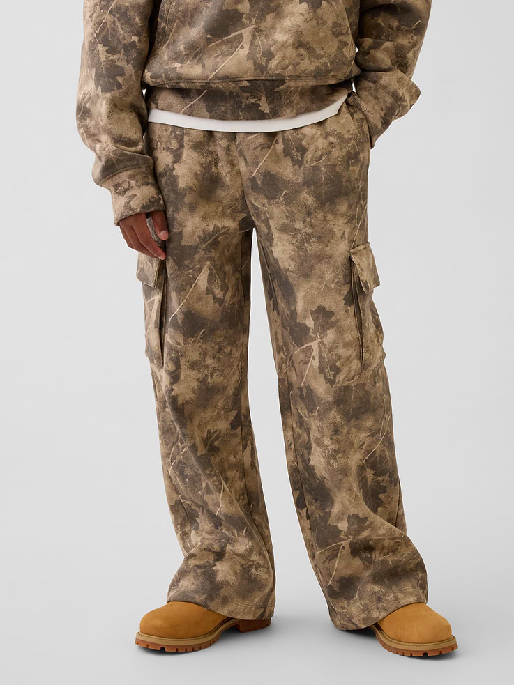Image number 3 showing, Kids VintageSoft Baggy Cargo Sweatpants