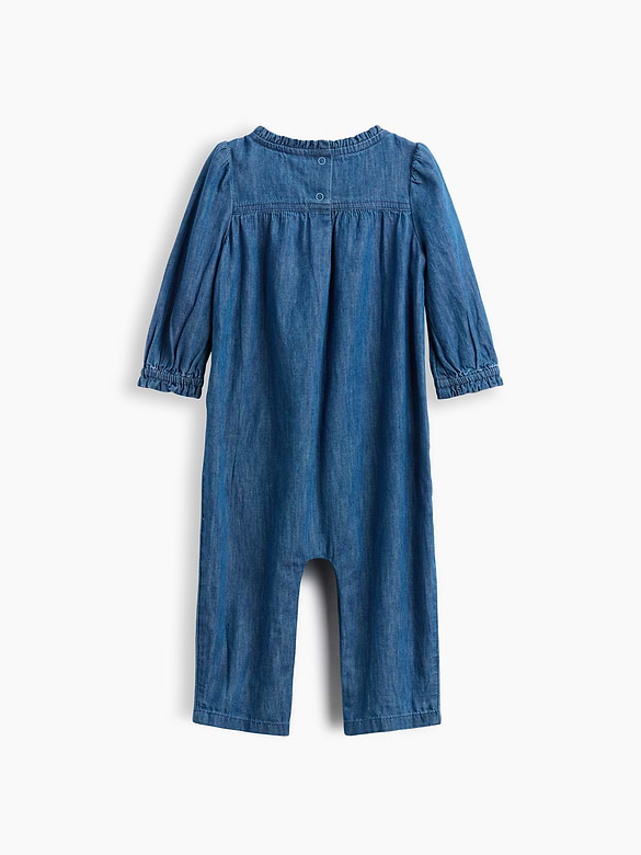 Baby Denim Heart One-Piece