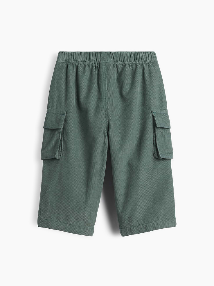 Image number 2 showing, Baby Corduroy Pull-On Cargo Pants