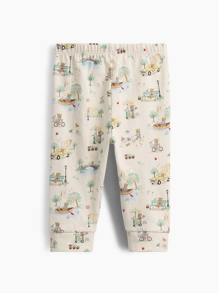 Image number 2 showing, Baby First Favorites Organic Cotton Brannan Bear Toile Pull-On Pants